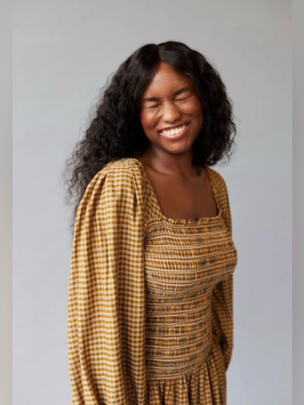 Urban Outfitters Smocked Mini Dress - Picture 4 of 4